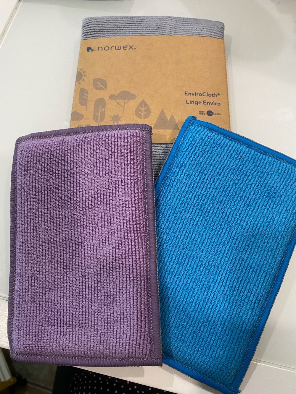 Norwex Grey Envirocloth & Counter Cloth Sponges